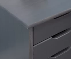 Craft Mate Gray Wood 6-Drawer Rolling Storage Cart 19 Craft Mate Gray Wood 6-Drawer Rolling Storage Cart -Storage supplies store 810543291 A8 1