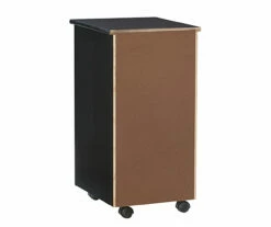 Craft Mate Black Wood 6-Drawer Rolling Storage Cart 30 Craft Mate Black Wood 6-Drawer Rolling Storage Cart -Storage supplies store 810543292 4