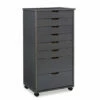 Craft Mate Gray Wood 8-Drawer Rolling Storage Cart 1 Craft Mate Gray Wood 8-Drawer Rolling Storage Cart -Storage supplies store 810543293 1