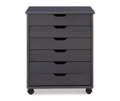 Craft Mate Wide Gray 6-Drawer Rolling Storage Cart -Storage supplies store 810543297 3