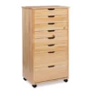 Craft Mate Natural Wood 8-Drawer Rolling Storage Cart 1 Craft Mate Natural Wood 8-Drawer Rolling Storage Cart -Storage supplies store 810543300 1