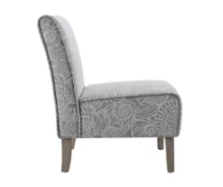 Jane Dark Gray Upholstered Coastal Slipper Chair 10 Jane Dark Gray Upholstered Coastal Slipper Chair -Storage supplies store 810543303 4
