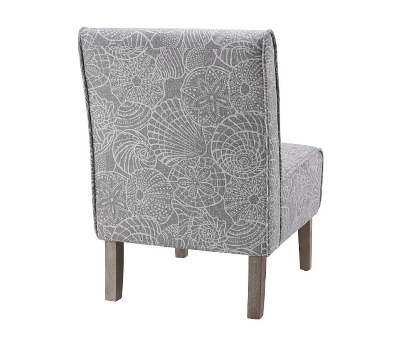 Jane Dark Gray Upholstered Coastal Slipper Chair 7 Jane Dark Gray Upholstered Coastal Slipper Chair - Image 5