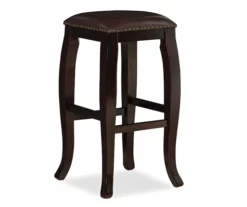 Dallas Brown Cushioned Square Top Bar Stool