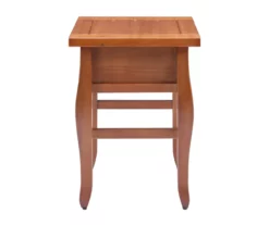 Denver Antique Pine 1-Drawer Curved Leg End Table -Storage supplies store 810543318 A1 3