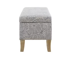 Lisa Seashell Storage Ottoman -Storage supplies store 810543334 4