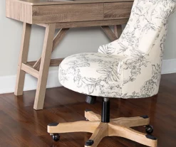 Tift Floral Fabric Swivel Office Chair 8 Tift Floral Fabric Swivel Office Chair -Storage supplies store 810543335 2