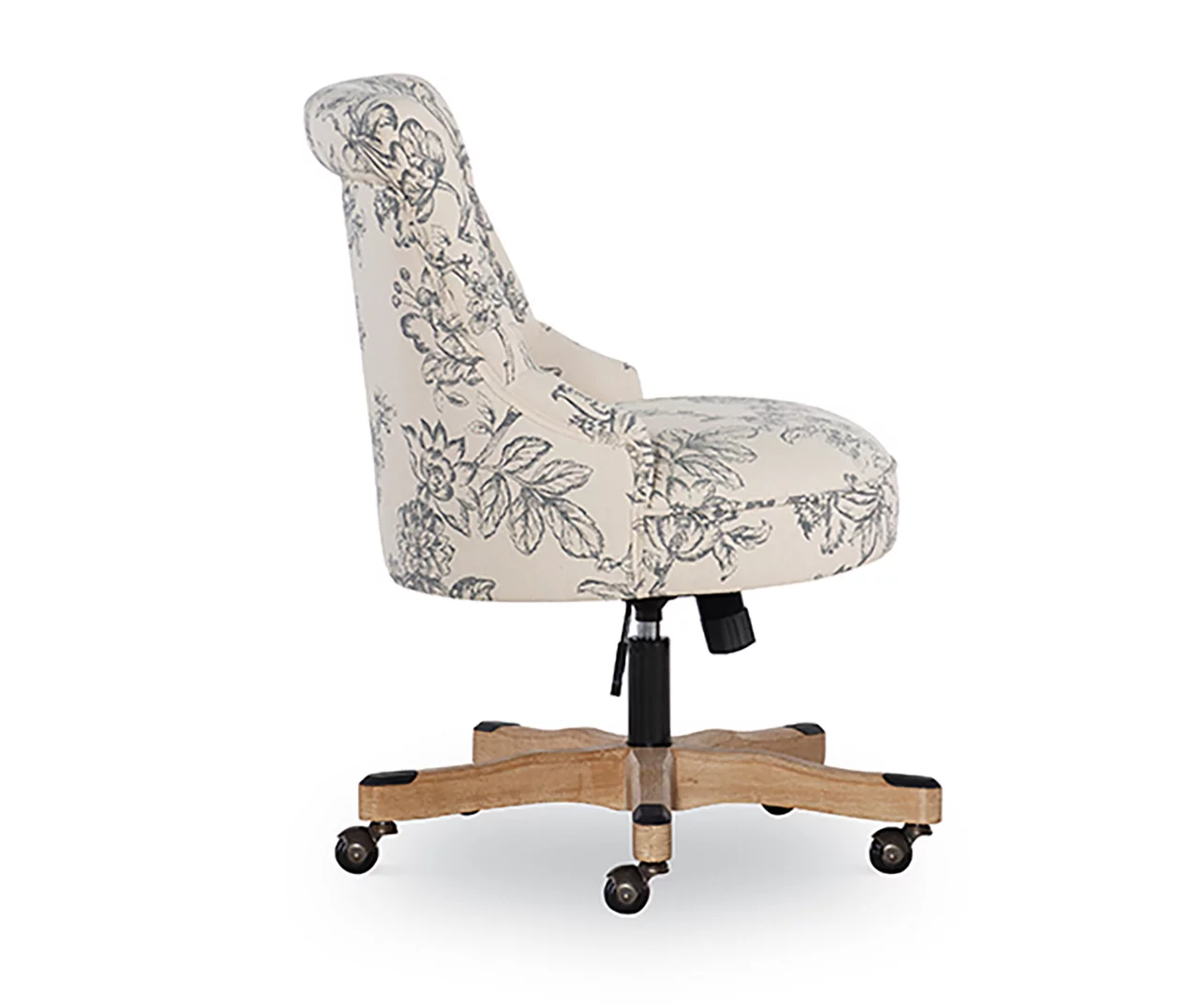 Tift Floral Fabric Swivel Office Chair 6 Tift Floral Fabric Swivel Office Chair - Image 4