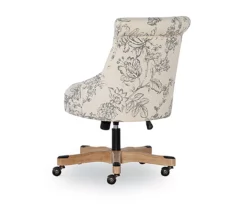 Tift Floral Fabric Swivel Office Chair 11 Tift Floral Fabric Swivel Office Chair -Storage supplies store 810543335 5