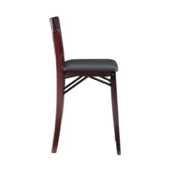 37" Tyler Vinyl X-Back Folding Counter Stool -Storage supplies store 810543351 4