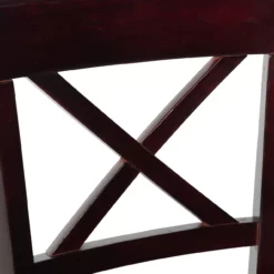 37" Tyler Vinyl X-Back Folding Counter Stool -Storage supplies store 810543351 6