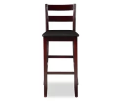 Asher Espresso SoHo Padded Wood Bar Stool -Storage supplies store 810543354 3