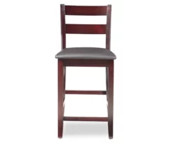 Asher Espresso SoHo Padded Wood Counter Stool 9 Asher Espresso SoHo Padded Wood Counter Stool -Storage supplies store 810543355 3