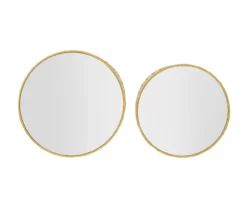 Asher Gold 2-Piece Pierced Metal Nesting Table Set -Storage supplies store 810543376 A6 3