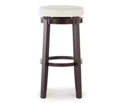 Clea 29" Padded Vinyl Swivel Counter Stool -Storage supplies store 810543391 3