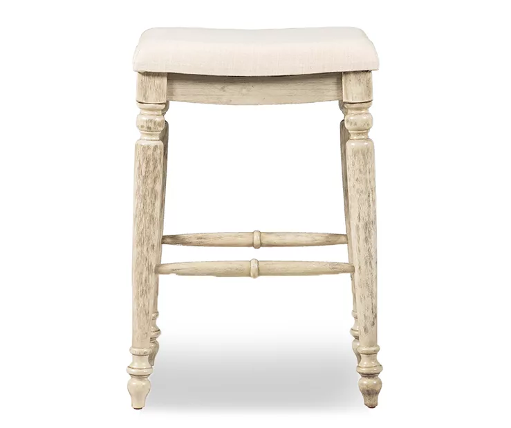 Bristol Whitewash Backless Bar Stool 5 Bristol Whitewash Backless Bar Stool - Image 3