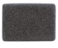 Clark Black & White Upholstered Tweed Backless Bar Stool -Storage supplies store 810543400 5