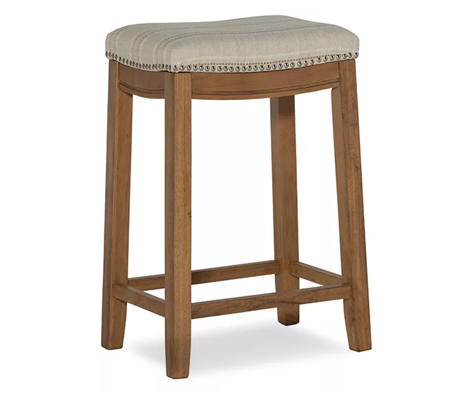 Brooke 26" Backless Nailhead Counter Stool 3 Brooke 26" Backless Nailhead Counter Stool