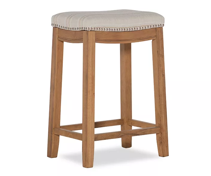 Brooke 26" Backless Nailhead Counter Stool 8 Brooke 26" Backless Nailhead Counter Stool - Image 6