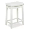 32" Brooke White Backless Counter Stool 1 32" Brooke White Backless Counter Stool -Storage supplies store 810543420 1