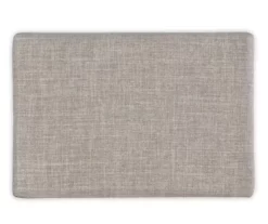 Brooke Gray & Rustic Brown Backless Nailhead Bar Stool -Storage supplies store 810543424 5