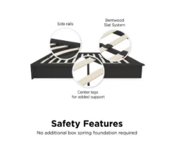 DHP Micah Gray Linen Queen Platform Bed 10 DHP Micah Gray Linen Queen Platform Bed -Storage supplies store 810543448 3