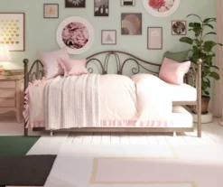 DHP Bradford Bronze Metal Twin Daybed & Trundle -Storage supplies store 810543701 3