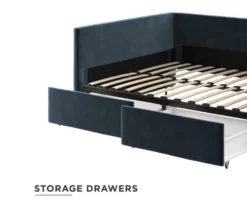 DHP Tallie Urban Full Daybed With Storage -Storage supplies store 810543706 6