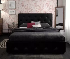 DHP Dana Faux Leather Upholstered Bed With Storage -Storage supplies store 810543733 3