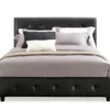 DHP Dana Faux Leather Upholstered Queen Bed
