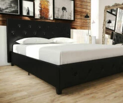 DHP Dana Faux Leather Upholstered Queen Bed -Storage supplies store 810543735 6