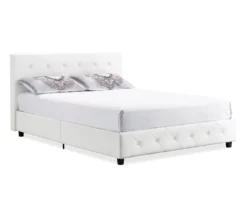 DHP Dana Faux Leather Upholstered Queen Bed -Storage supplies store 810543736 4