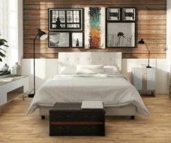 DHP Dana Faux Leather Upholstered Queen Bed -Storage supplies store 810543736 5