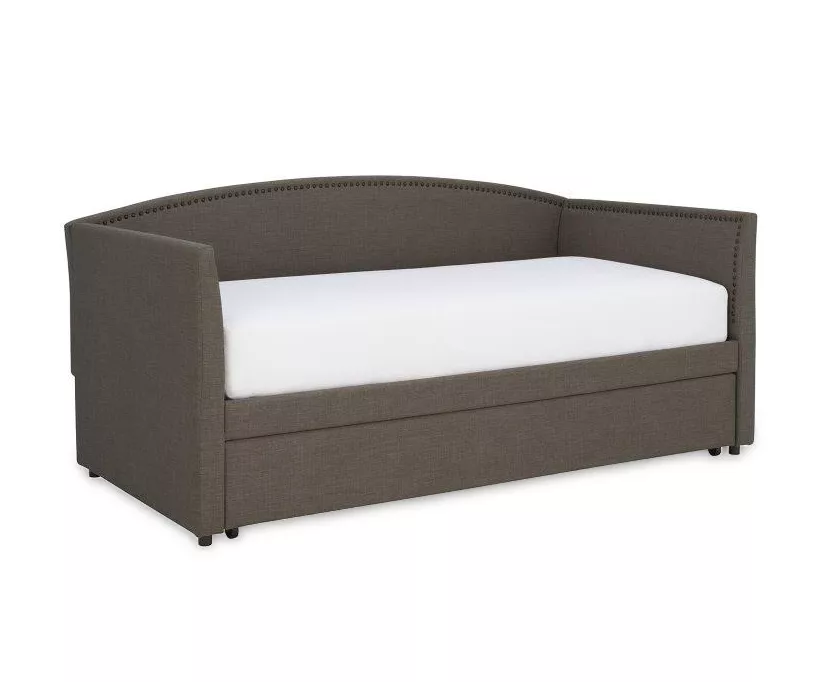 DHP Camila Gray Linen Twin Daybed 3 DHP Camila Gray Linen Twin Daybed