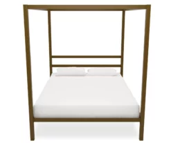 DHP Cara Metal Canopy Bed -Storage supplies store 810543772 4