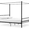 DHP Kate Black Metal Full Canopy Bed 2 DHP Kate Black Metal Full Canopy Bed -Storage supplies store 810543780 4