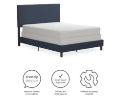 Atwater Living DHP Jazmine Linen Upholstered Queen Bed -Storage supplies store 810543815 1