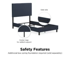 Atwater Living DHP Jazmine Linen Upholstered Queen Bed -Storage supplies store 810543817 2