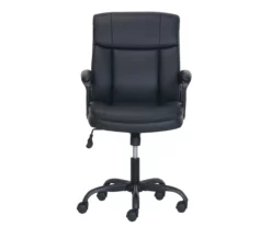 Real Living Faux Leather Office Chair -Storage supplies store 810547500 3