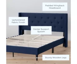 Brookside Isabelle Upholstered Wingback Bed -Storage supplies store 810547602 810547606 810547614 810547610 2