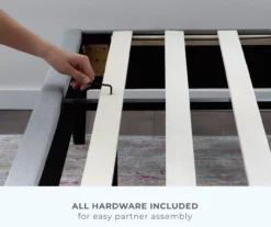 Brookside Isabelle Upholstered Wingback Bed -Storage supplies store 810547604 810547608 810547627 810547612 6 1