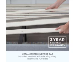 Isabelle Stone Upholstered Twin Wingback Bed -Storage supplies store 810547604 810547608 810547627 810547612 7