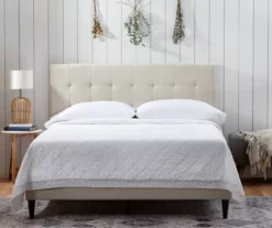 Brookside Cara Square Tufted Platform Bed -Storage supplies store 810547643 810547648 810547658 810547653 1