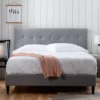 Brookside Cara Square Tufted Platform Bed -Storage supplies store 810547644 810547649 810547659 810547654 1