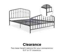 Navogratz Bushwick Metal Bed -Storage supplies store 810548775 6