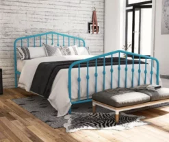 Navogratz Bushwick Metal Bed -Storage supplies store 810548779 1