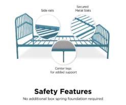 Navogratz Bushwick Metal Bed -Storage supplies store 810548779 5