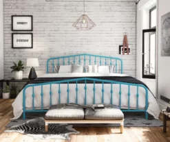 Navogratz Bushwick Metal Bed -Storage supplies store 810548780 2