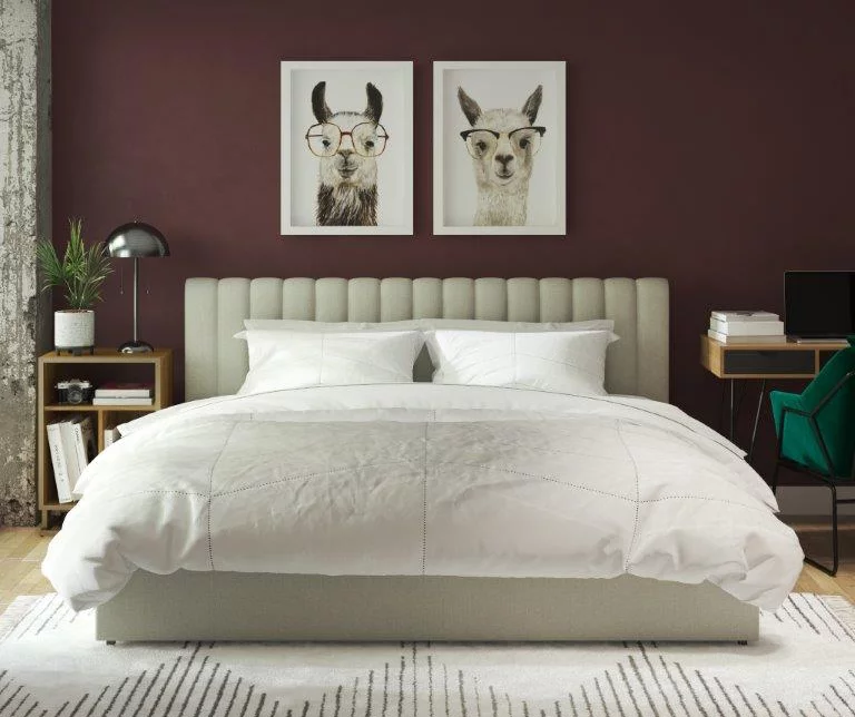 Brittany Gray Upholstered King Storage Bed 4 Brittany Gray Upholstered King Storage Bed - Image 2