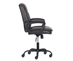 Real Living Faux Leather Office Chair -Storage supplies store 810559968 3
